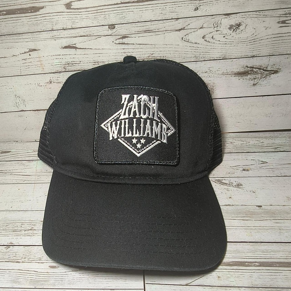 Zach Williams Trucker Hat Black Patch Chain Breaker Christian Music Snapback